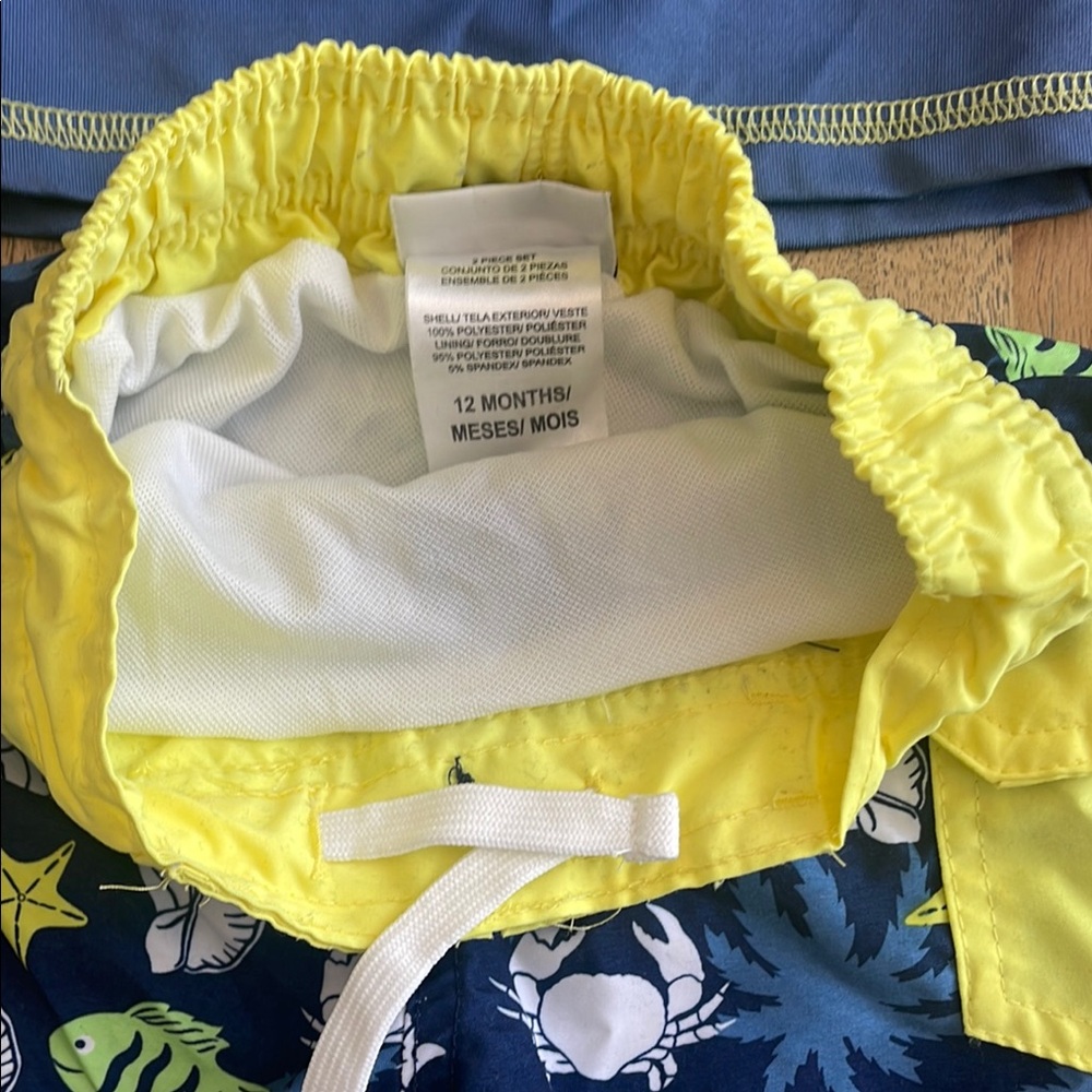 Matching‎ Rash Guard and Trunks Set - Picture 2 of 3